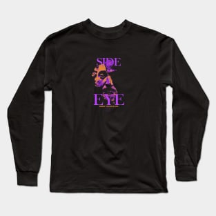 Side eye Design T-Shirt Long Sleeve T-Shirt